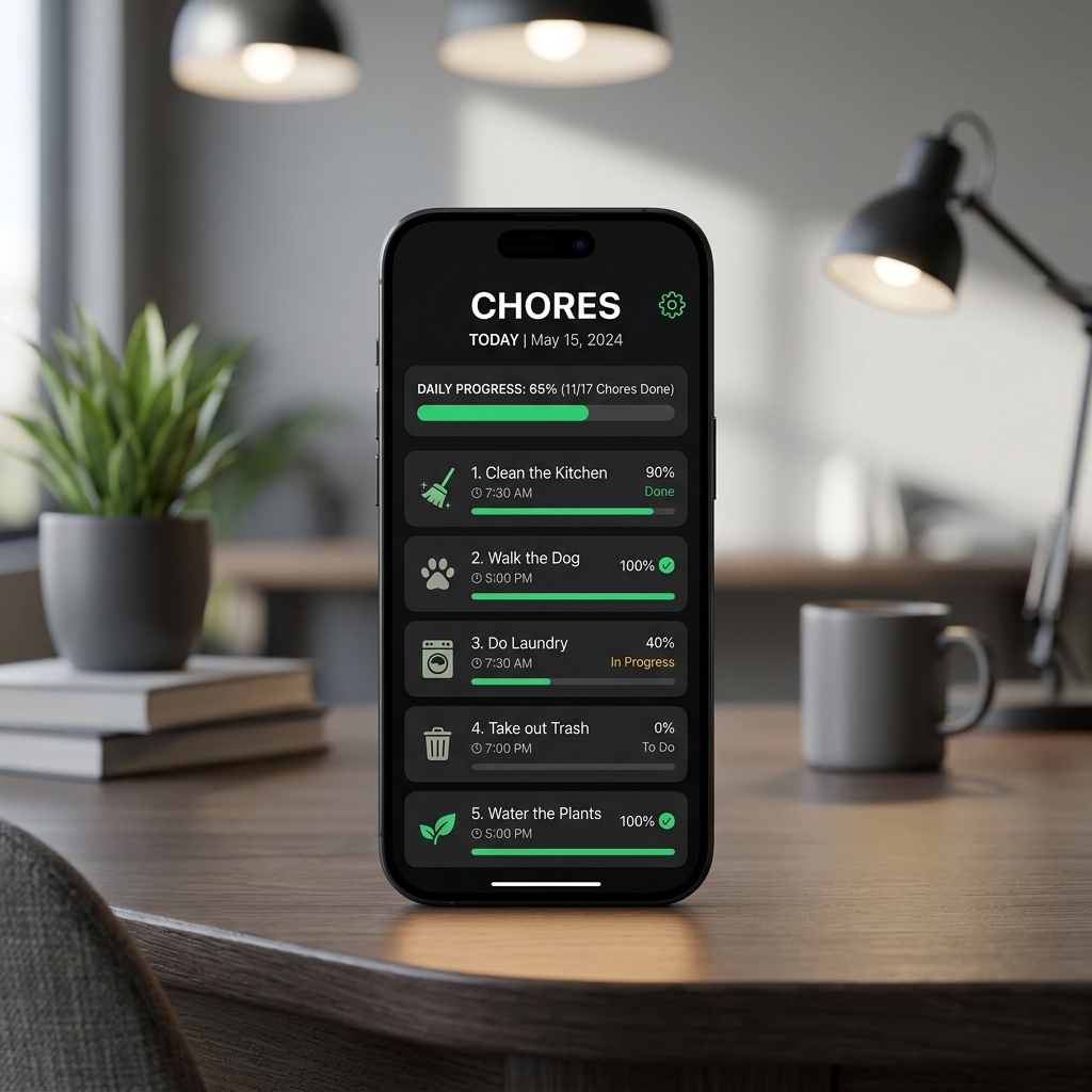 Chores App Mockup